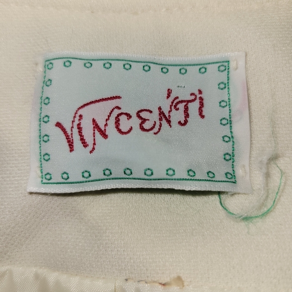 Vintage 60s Ivory Leopard Fur Trim Suit Double Breasted Blazer Mini Skirt S - Picture 10 of 15